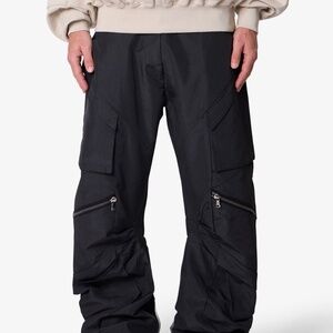 mnml Cross Zip Cargo Pants - Black Size XXLBlack / XXL